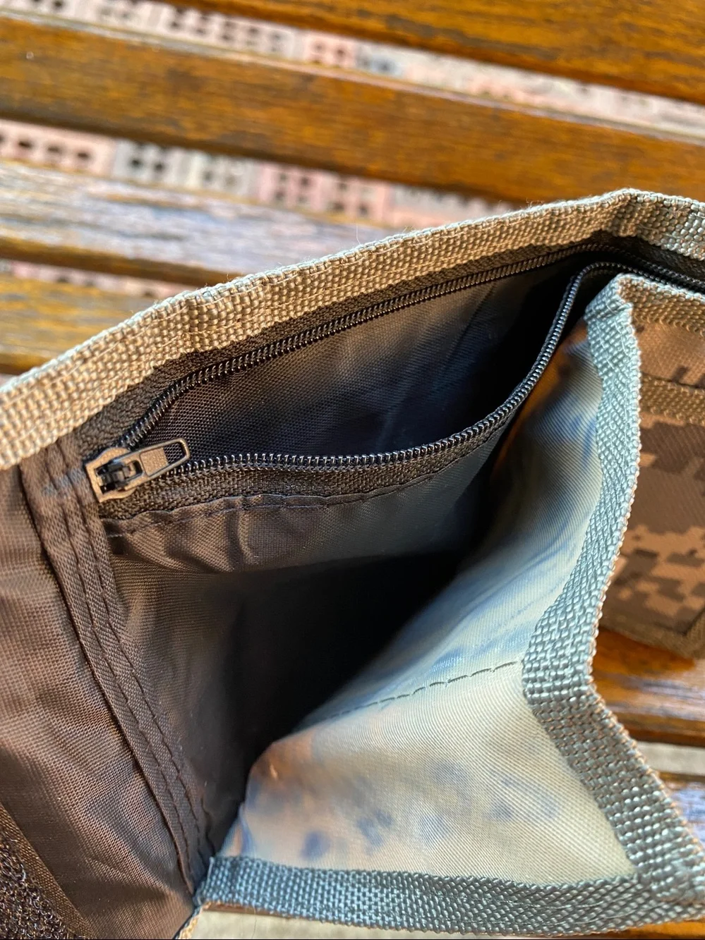 National Guard Digicamo trifold tactical nylon wallet